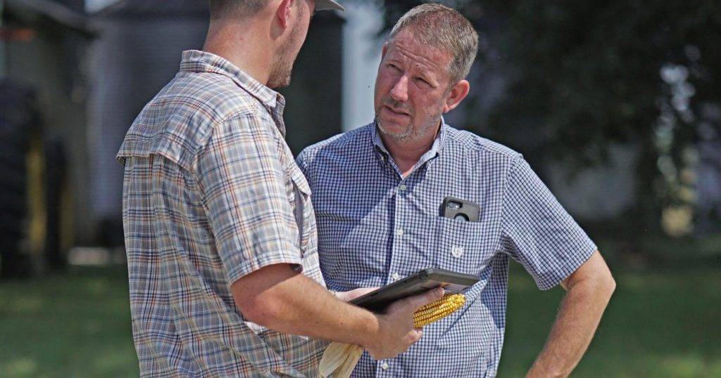 Adoption of agricultural software.